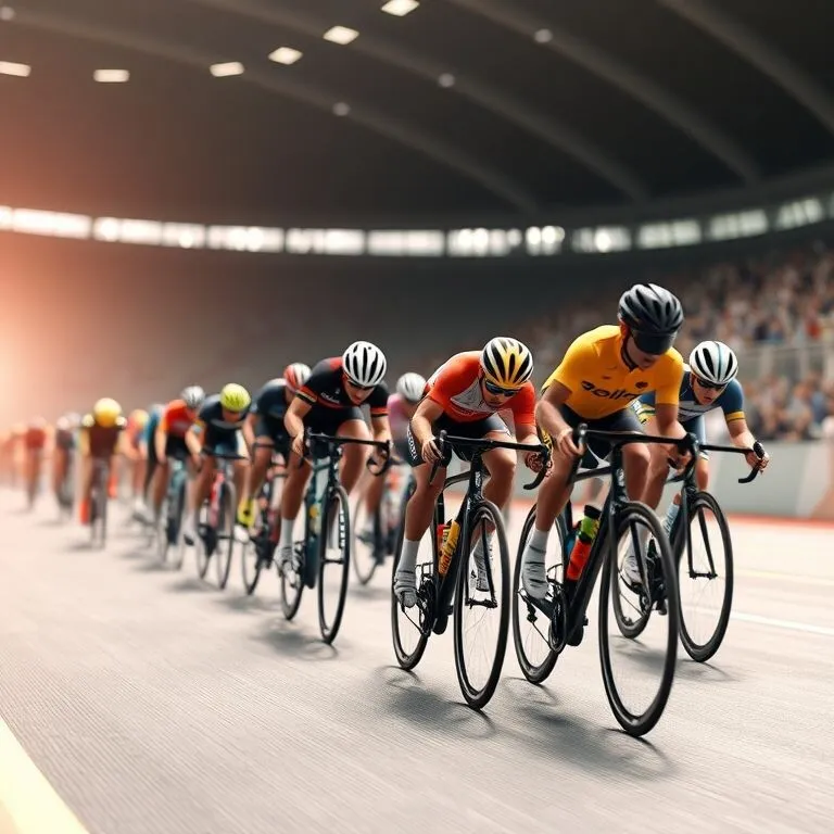 Cycling Peloton Sprint